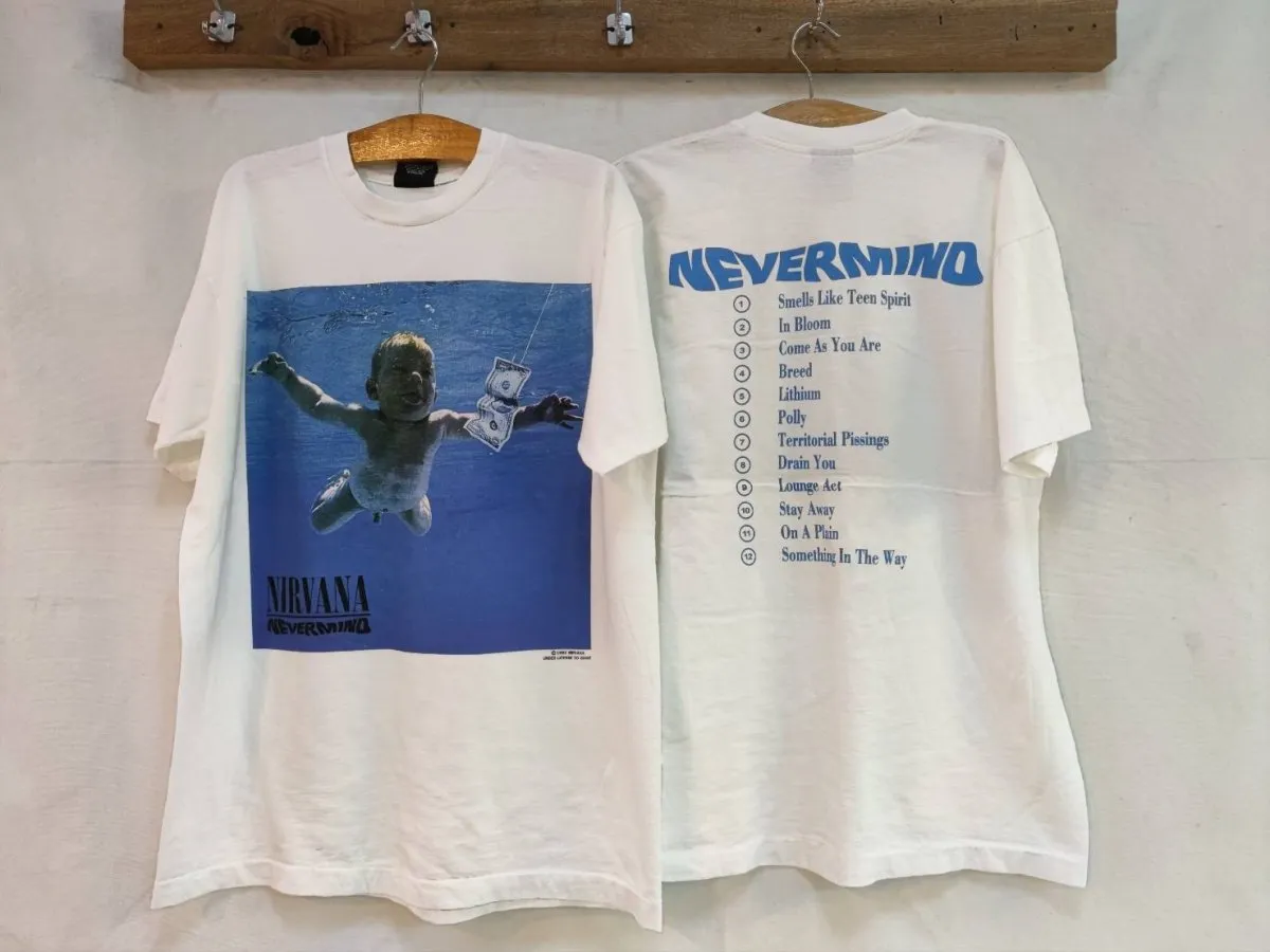 Unveiling the Nirvana 'Nevermind' Album Tribute T-Shirt: A Timeless Homage to Musical Rebellion and Artistic Brilliance