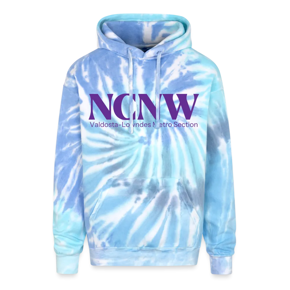 Valdosta-Lowndes Metropolitan (Purple) Unisex Tie Dye Hoodie