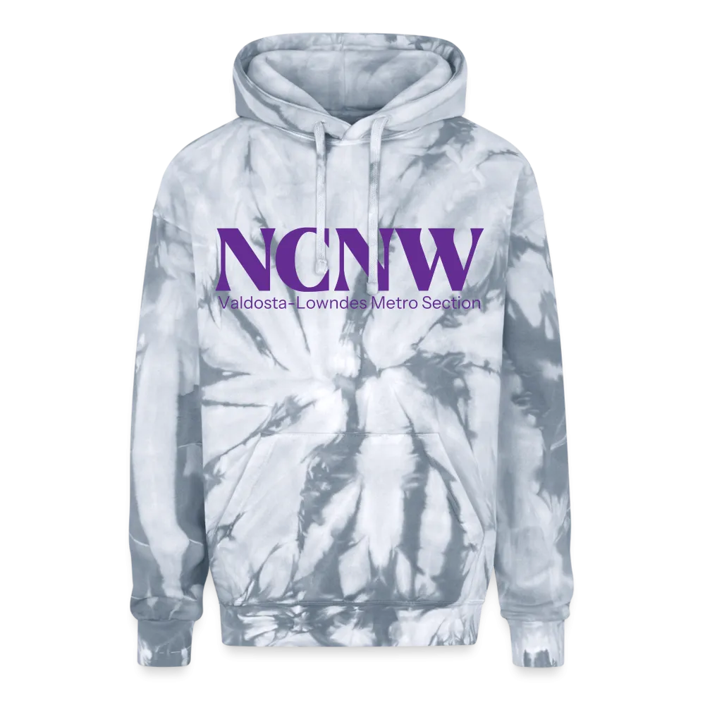 Valdosta-Lowndes Metropolitan (Purple) Unisex Tie Dye Hoodie