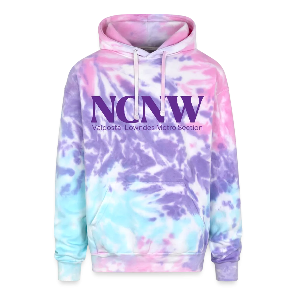 Valdosta-Lowndes Metropolitan (Purple) Unisex Tie Dye Hoodie