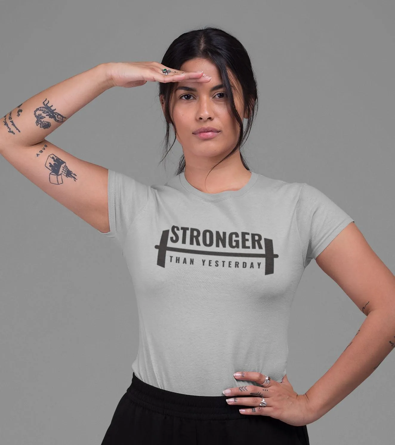 Women's "STRONGER THAN YESTERDAY" T-Shirt