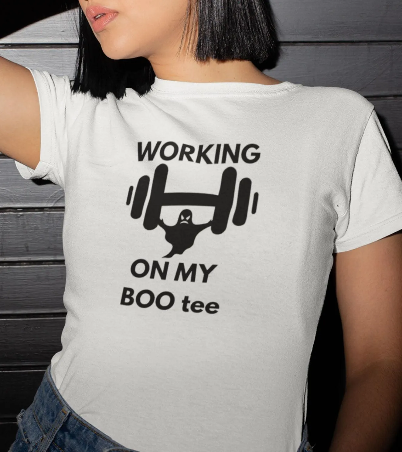 Women's "WORKING ON MY" T-Shirt