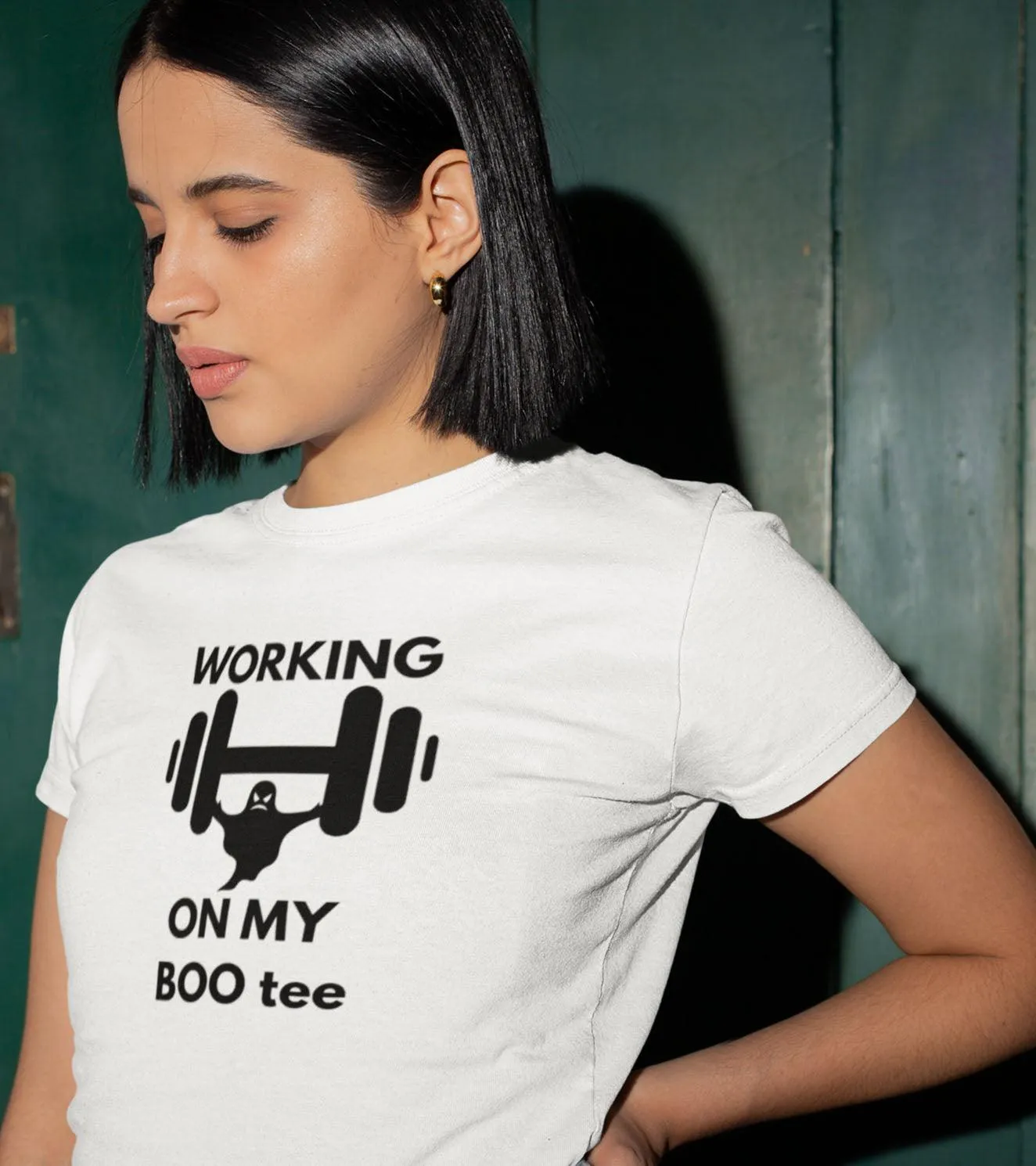 Women's "WORKING ON MY" T-Shirt